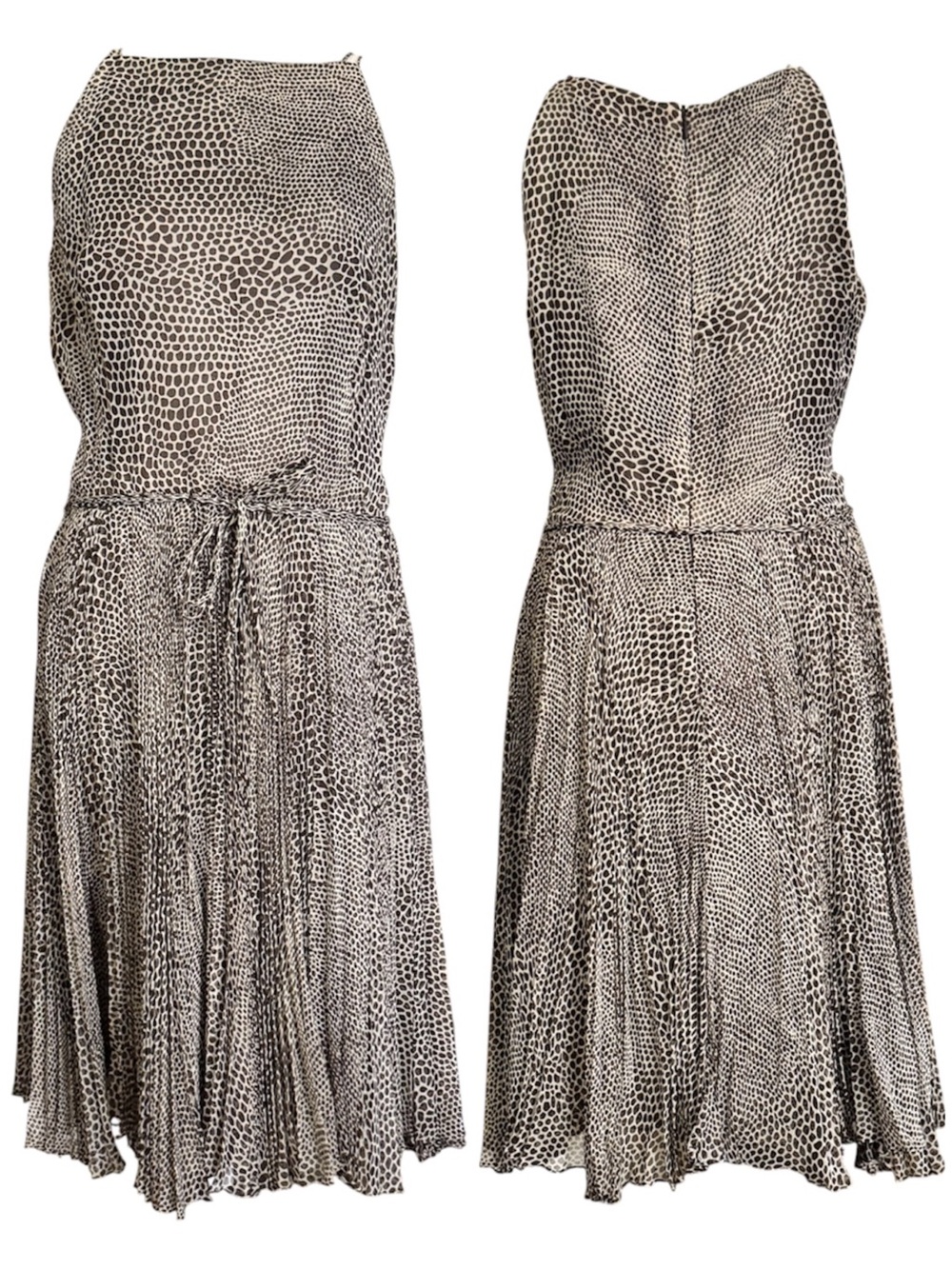 LOURDES CHAVEZ Couture silk dress, altered from a size 8